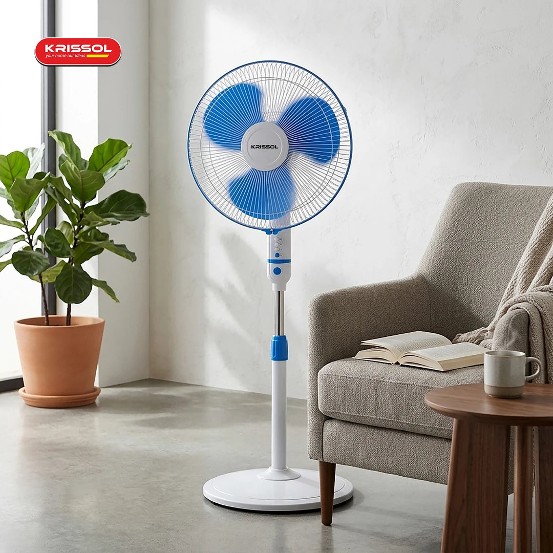 Armor Standing Fan - High-Performance 3-Blade Pedestal Fan
