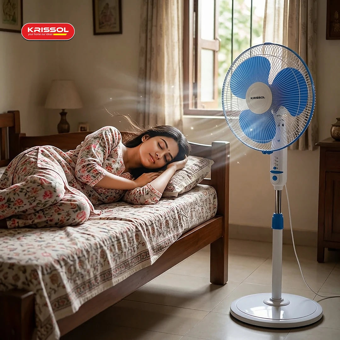 Armor Standing Fan - High-Performance 3-Blade Pedestal Fan